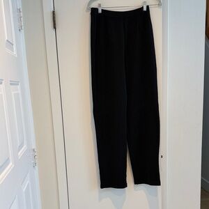 Eleanor P Brenner Women’s Vintage Black Knit Wool straight leg Pants, Size M